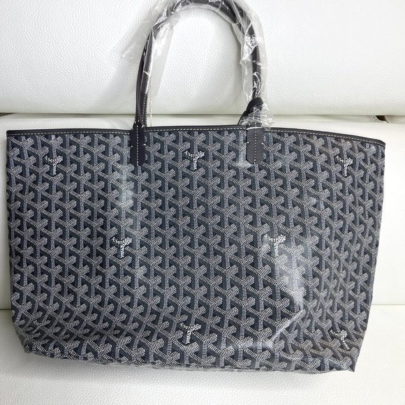 Brand New w/ Tags - Grey Goyard Saint Louis PM Reversible Tote - Picture 2 of 12
